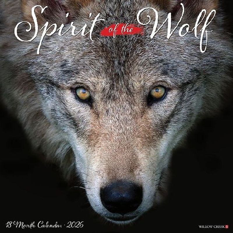 Spirit of the Wolf 2026 12 X 12 Wall Calendar