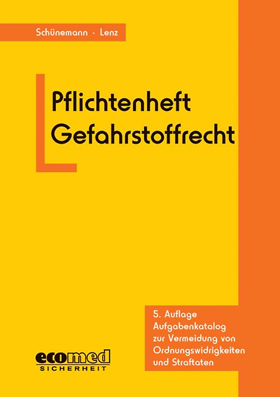 Pflichtenheft Gefahrstoffrecht