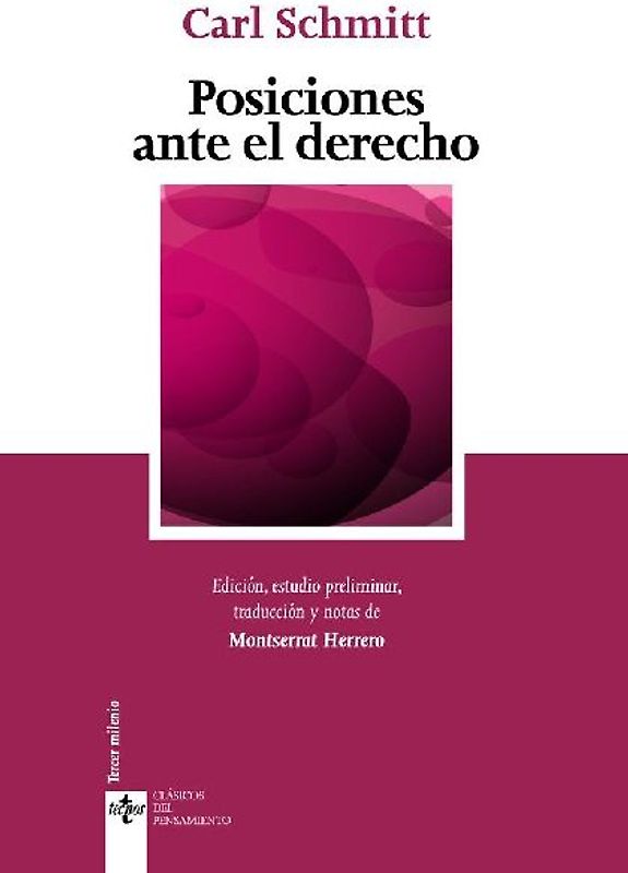 Posiciones ante el derecho