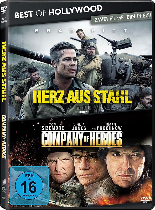 Best of Hollywood: Herz aus Stahl/Company of Heroes [Collector's Pack inkl. 2 DVDs] DVD