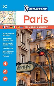 Michelin Paris by Arrondissements Pocket Atlas #62