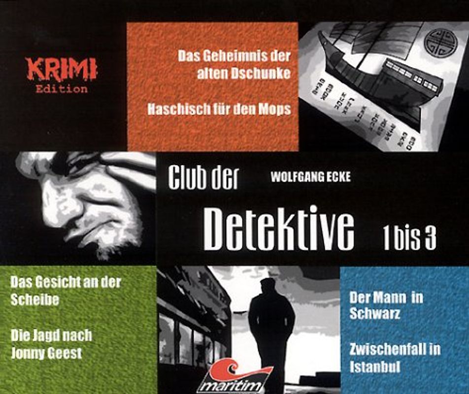 Der Club der Detektive 1-3 "CD-Edition". Der Mann in Schwarz /Das Gesicht an der Scheibe /Das Geheimnis der alten Dschunke