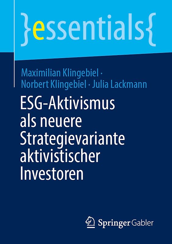 ESG-Aktivismus als neuere Strategievariante aktivistischer Investoren