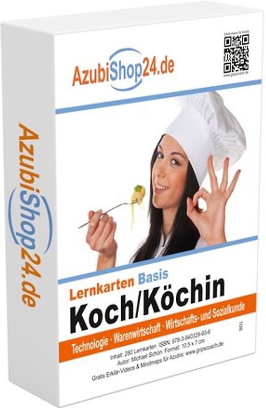 Prüfung Koch / Köchin Prüfungswissen Koch / Köchin Lernkarten. Prüfungsvorbereitung Koch / Köchin