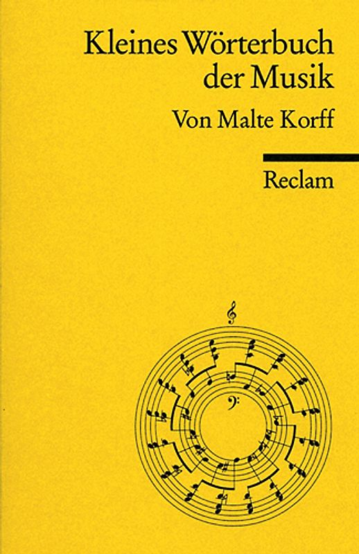 Kleines Wörterbuch der Musik