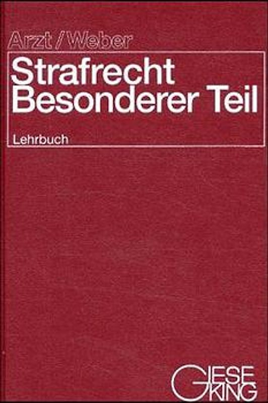 Strafrecht Besonderer Teil, Lehrbuch