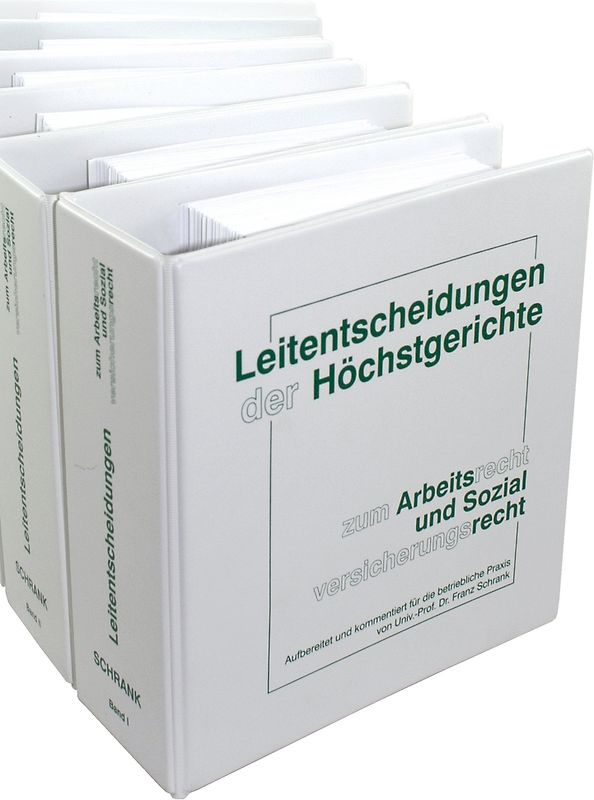 Leitentscheidungen der Höchstgerichte zum Arbeitsrecht und Sozialversicherungsrecht