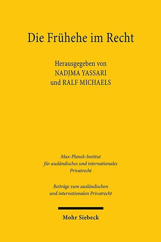 Die Frühehe im Recht