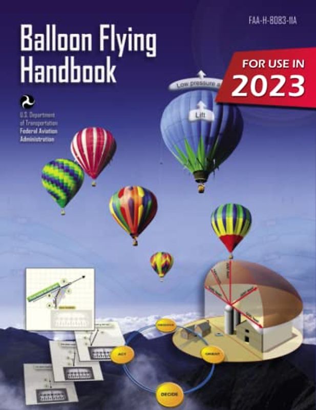 Balloon Flying Handbook FAA-H-8083-11A (Color Print): Pilot Flight Training Study Guide