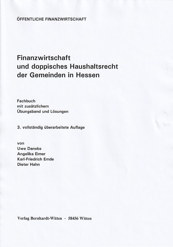 Finanzwirtschaft und doppisches Haushalsrecht der Gemeinden in Hessen