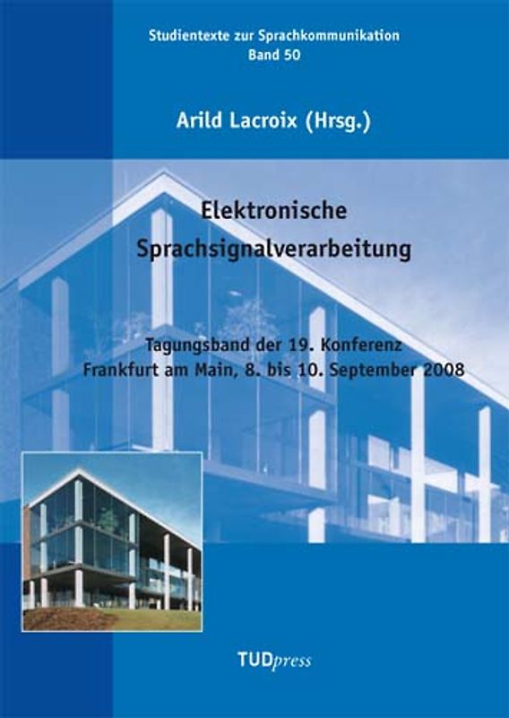 Elektronische Sprachsignalverarbeitung