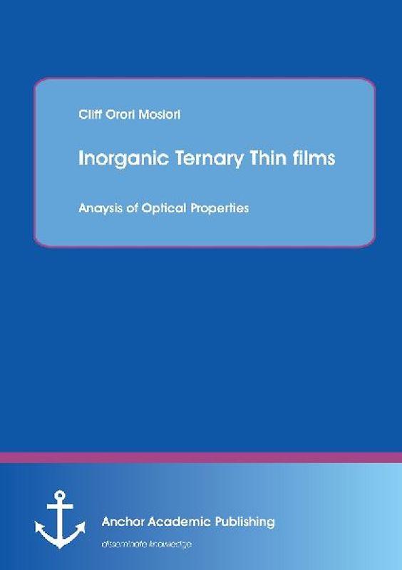 Inorganic Ternary Thin films: Anaysis of Optical Properties