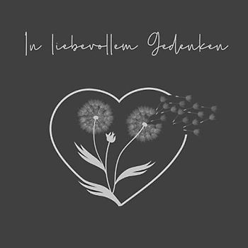 In liebevollem Gedenken: Kondolenzbuch für die Trauerfeier zur Beerdigung. Ein Trauerbuch ist eine bleibende Erinnerung an die letzte Ehre und eine Möglichkeit für alle Trauernden Abschied zu nehmen.