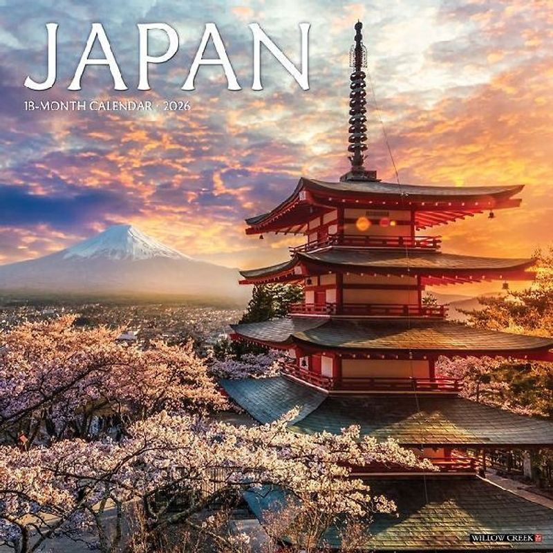 Japan 12 X 12 Wall Calendar
