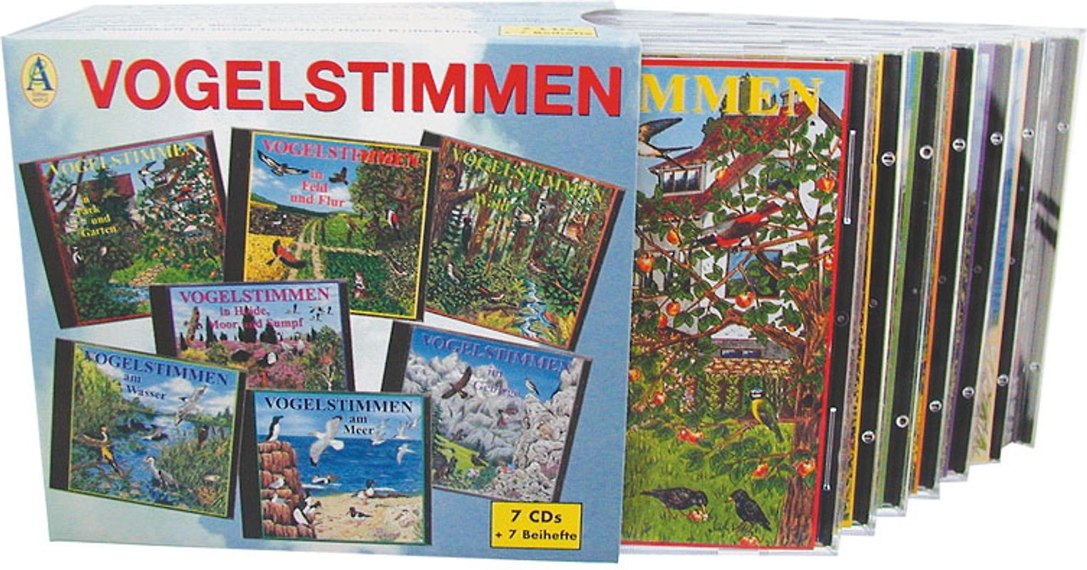Serie VOGELSTIMMEN 7 CDs mit gesprochenen Erläuterungen
