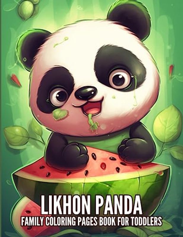 Likhon Panda Family Coloring Pages Book for Toddlers