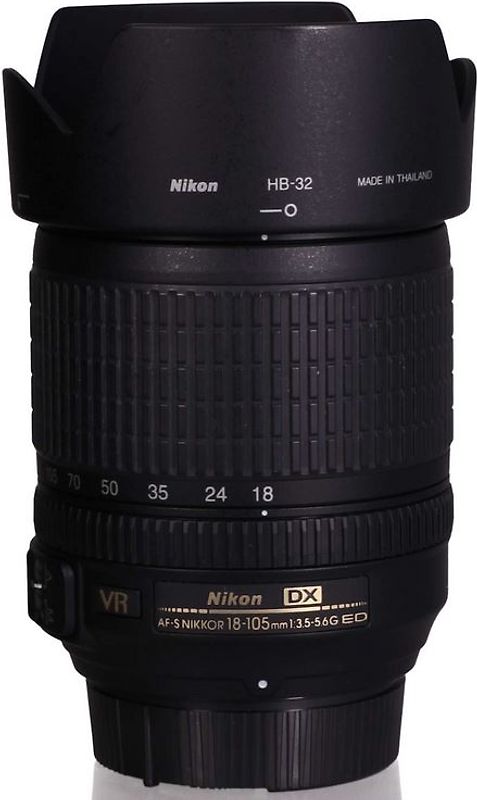 Nikon AF-S NIKKOR 18-105 mm F3.5-5.6 DX ED G VR 67 mm Objectif (adapté à Nikon F) noir