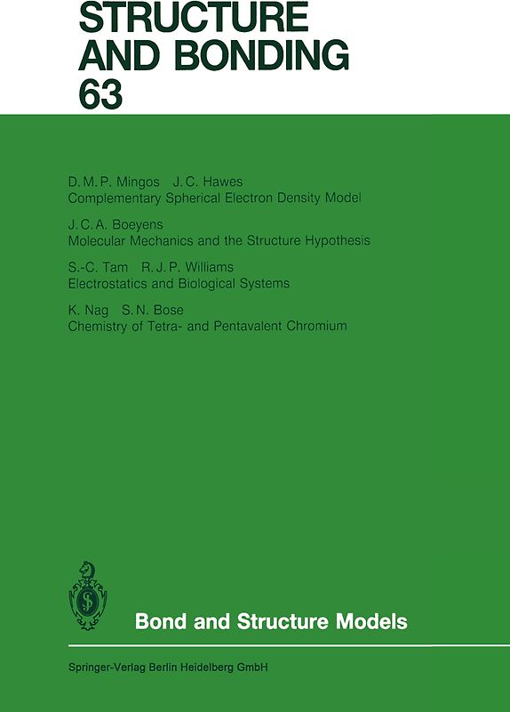 Bond and Structure Models