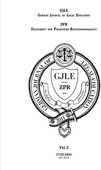 German Journal of Legal Education - 2016 - Vol. 3