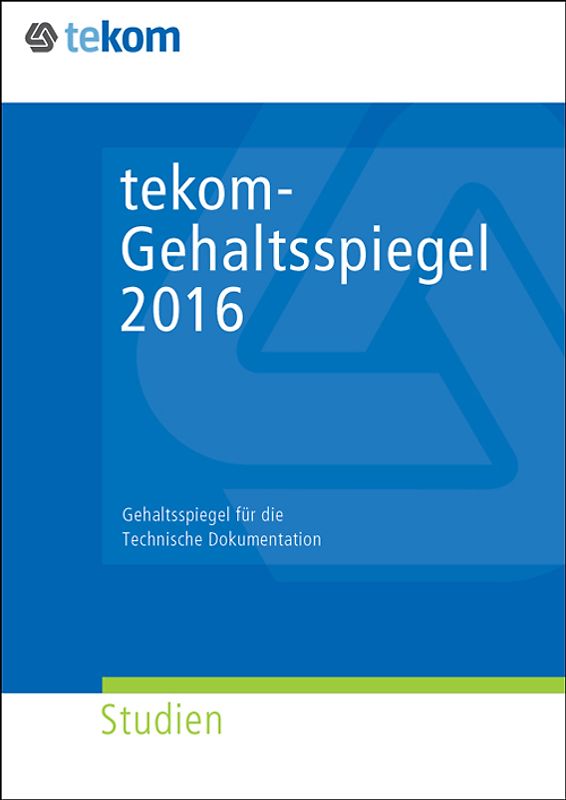 tekom- Gehaltsspiegel 2016
