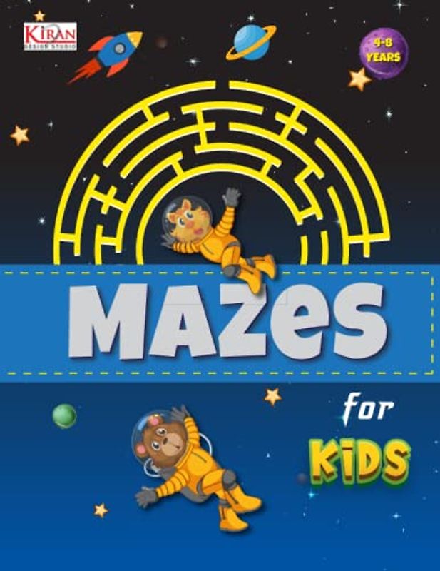 Mazes for Kids Ages 4-8: Preschool, Kindergarten, Maze Puzzles, Problem-Solving, and More