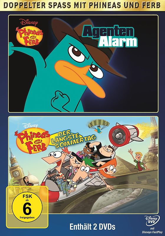Phineas und Ferb - Agentenalarm / Phineas und Ferb - Der längste Sommertag [2 DVDs] DVD