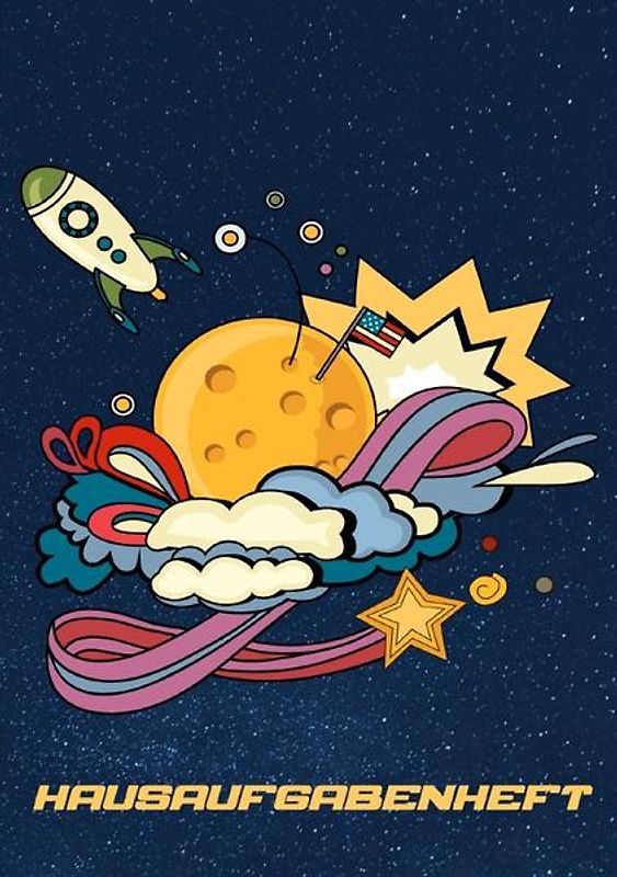 Hausaufgabenheft: Zum Notieren der Hausaufgaben für ein komplettes Schuljahr, inkl. Stundenplan, Schulnoten, Notizen