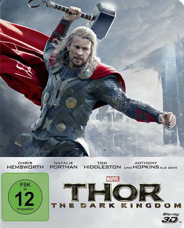 Thor - The Dark Kingdom 3D [Steelbook, inkl. 2D Version, Limited Collector's Edition] 3D Blu-ray Disc