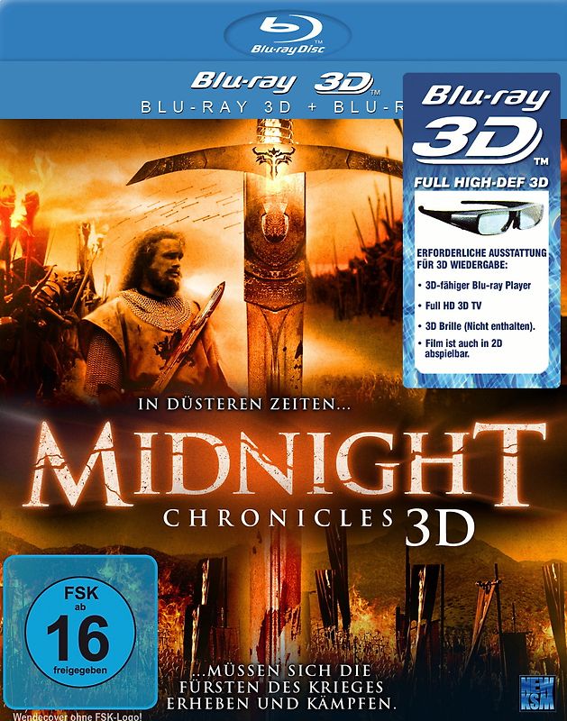 Midnight Chronicles (Blu-ray 3D) 3D Blu-ray Disc