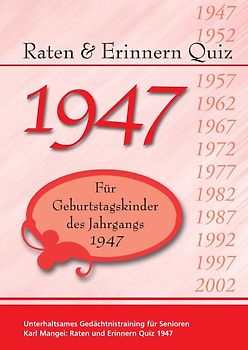Raten und Erinnern Quiz 1947