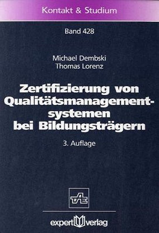 Zertifizierung von Qualitätsmanagementsystemen bei Bildungsträgern
