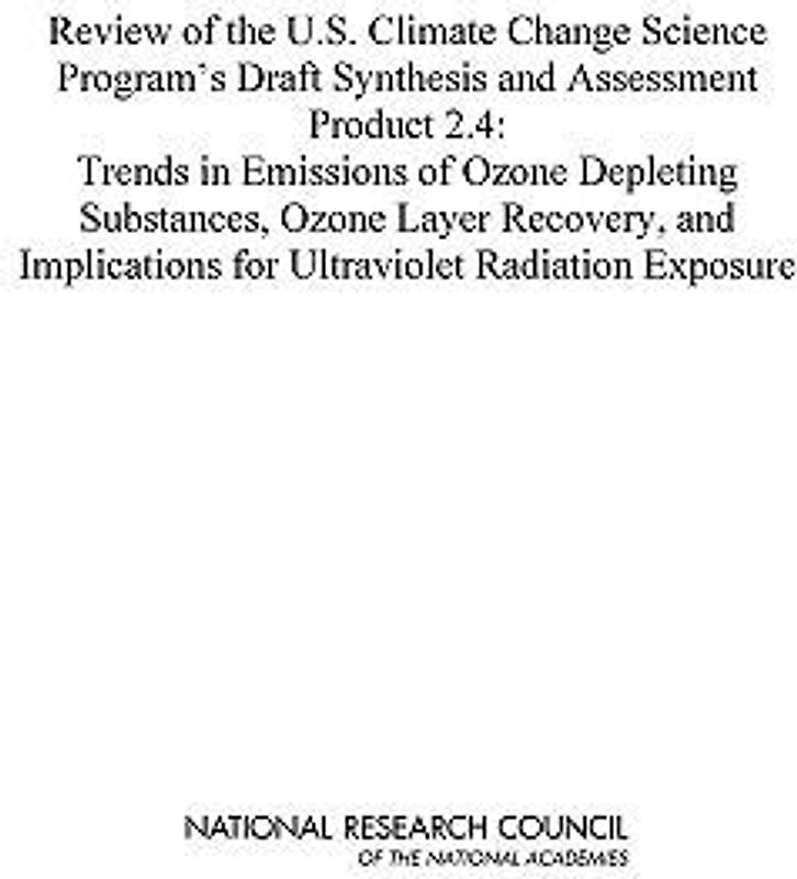 Review of the U.S. Climate Change Science Program's Draft Synthesis and Assessment Product 2.4