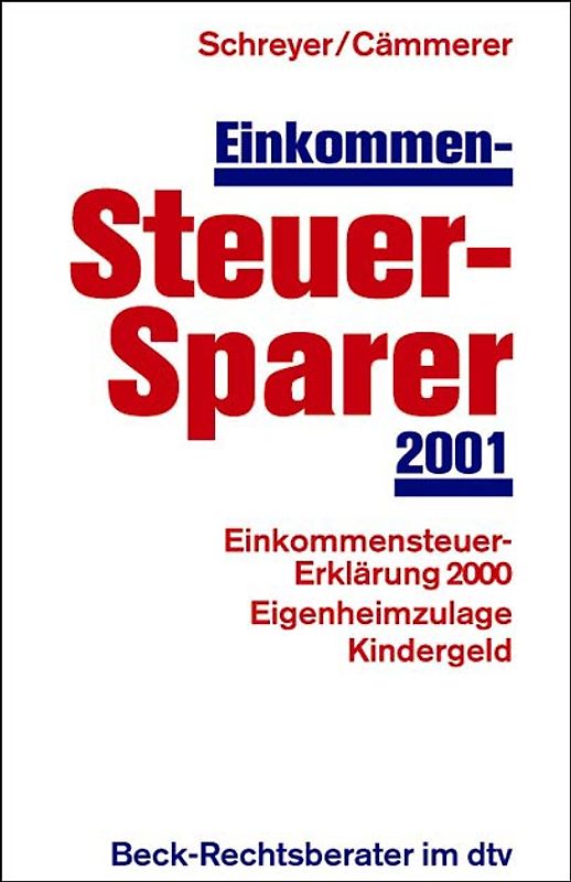 Einkommen-Steuersparer 2001