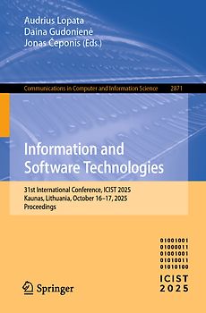 Information and Software Technologies