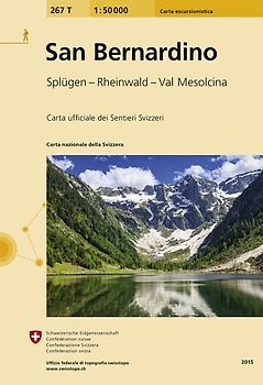 267T San Bernardino Wanderkarte
