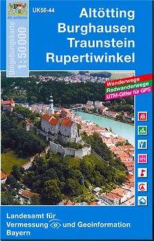 UK50-44 Altötting - Burghausen - Traunstein - Rupertiwinkel