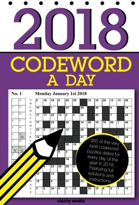 Codeword a Day 2018: 365 dated codeword puzzles