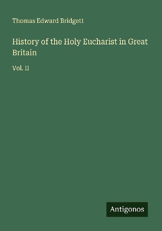 History of the Holy Eucharist in Great Britain