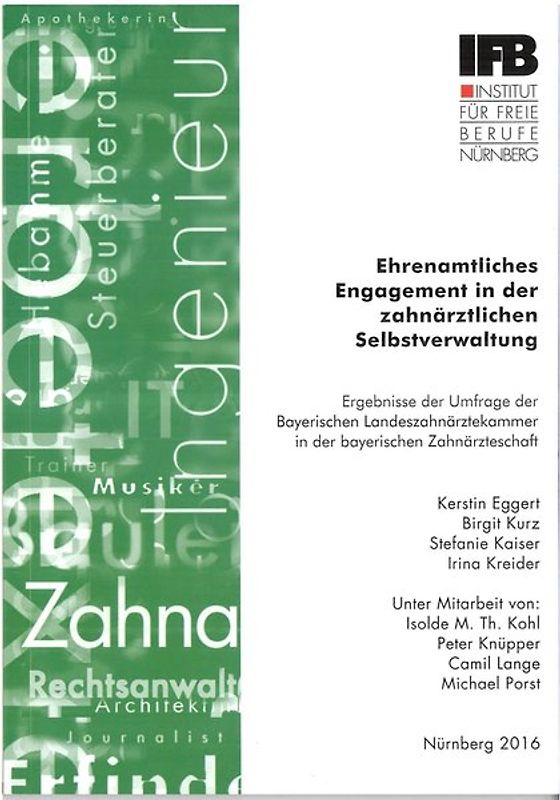 Ehrenamtliches Engagement in der zahnärztlichen Selbstverwaltung