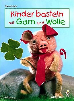 Kinder basteln mit Garn und Wolle. Einfache Bastelideen für die Kleinsten