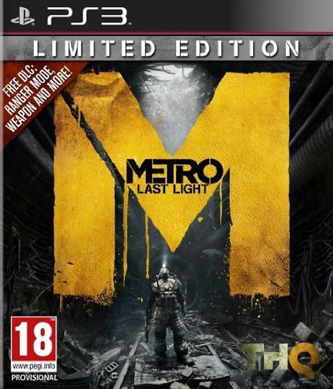 Metro: Last Light [Limited Edition, UK Import] PlayStation 3