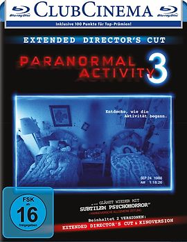 Paranormal Activity 3 Blu-ray Disc