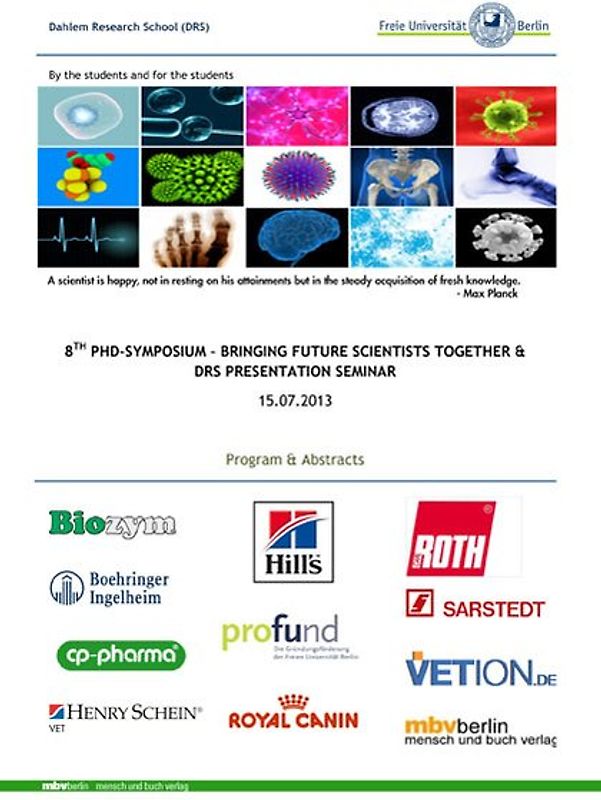 8th PhD-Symposium – Bringing Future Scientists Together & DRS Presentation Seminar