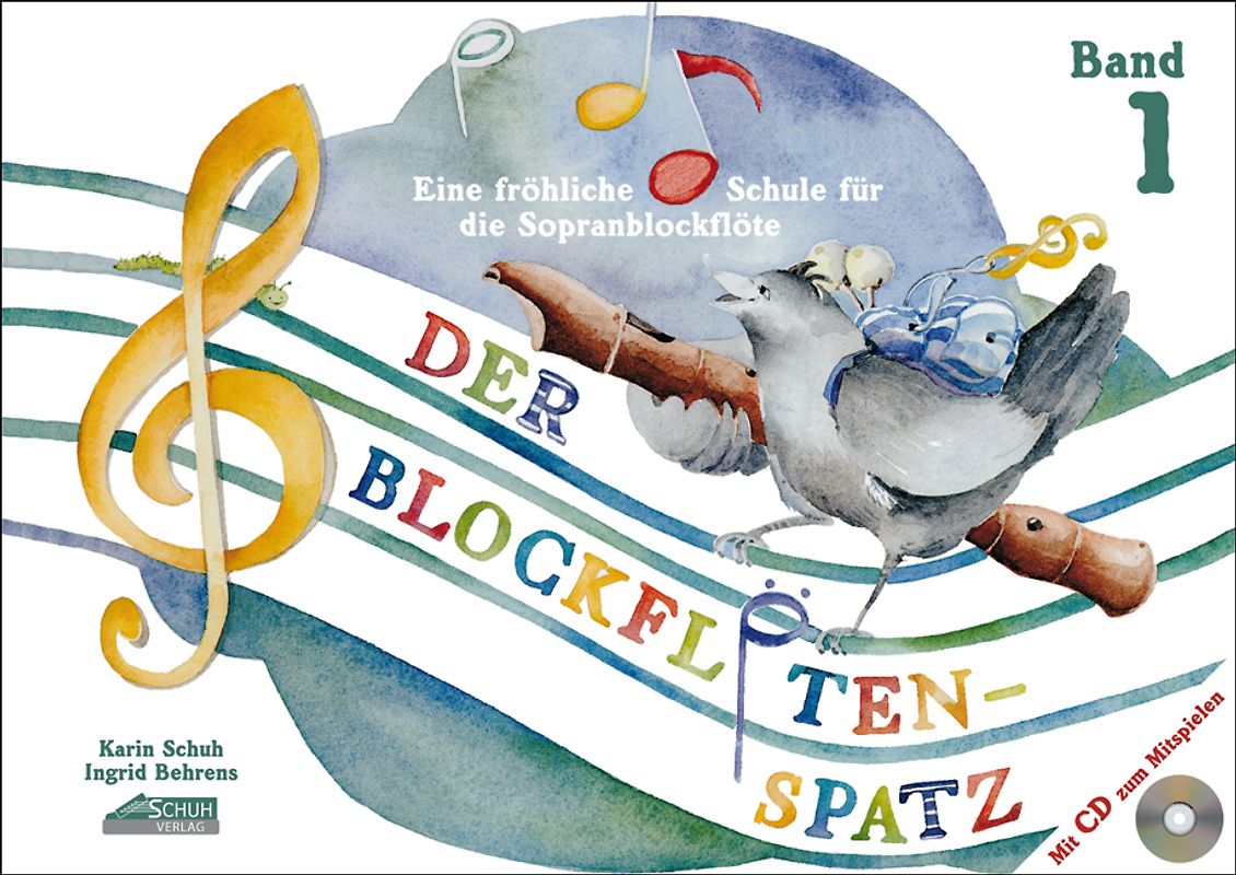 Der Blockflötenspatz (mit Begleit-CD)