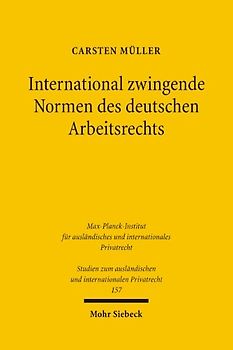 International zwingende Normen des deutschen Arbeitsrechts