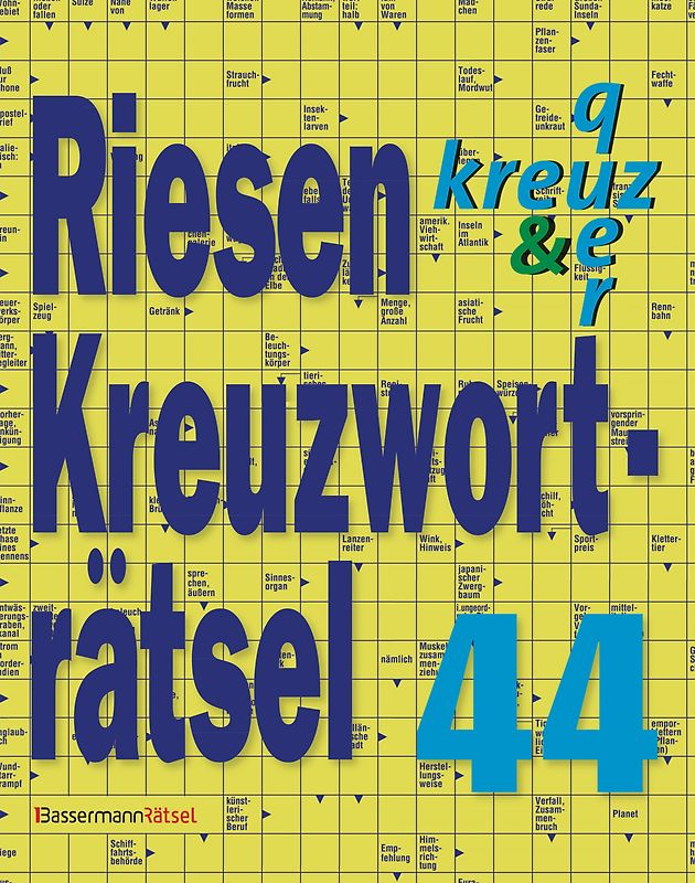 Riesen-Kreuzworträtsel 44 - 5er VE