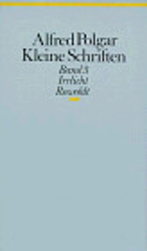 Kleine Schriften / Irrlicht