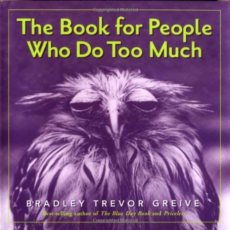 The Book for People Who Do Too Much - Bradley Trevor Greive