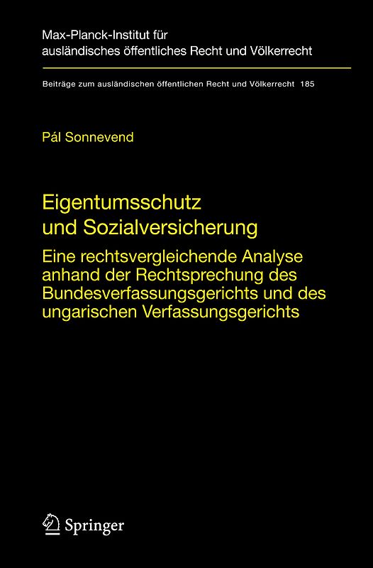 Eigentumsschutz und Sozialversicherung