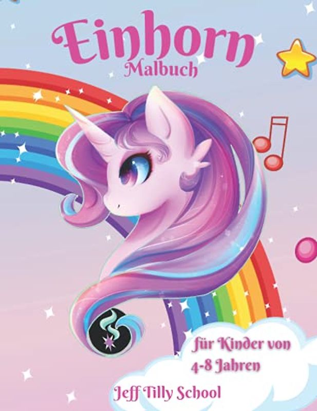 Einhorn-Malbuch für Kinder von 4-8 Jahren: Erstaunliches Einhorn, Mädchen Malbuch | Fröhliches und süßes Einhorn zum Ausmalen für Kinder | Entzückende ... Jungen | Ausmalen eines reisenden Einhorns